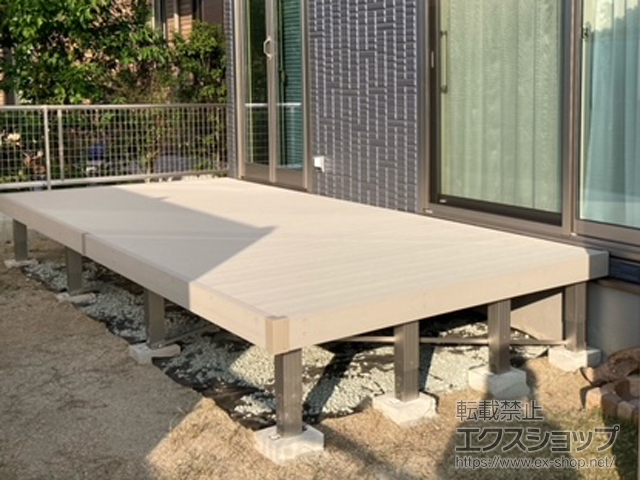 熊本県熊本市ののウッドデッキ リウッドデッキ 200 施工例