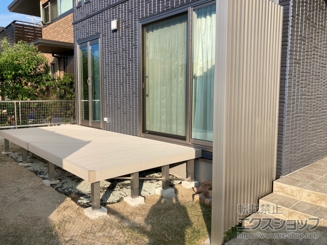 熊本県熊本市ののフェンス・柵 リレーリア フェンス2N型 間仕切柱施工 施工例