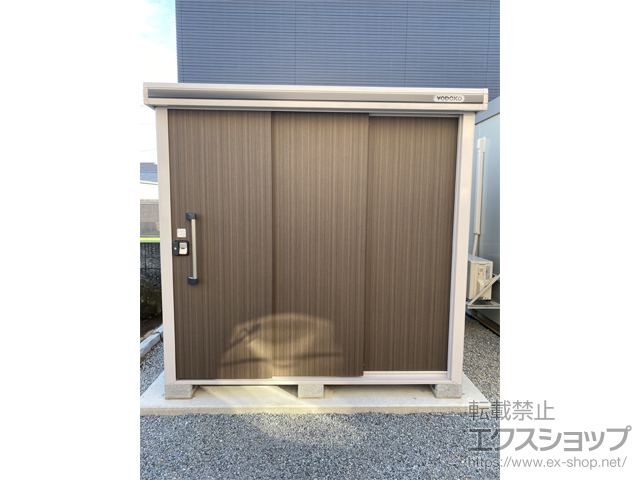 埼玉県児玉郡上里町のの物置・屋外倉庫 エルモ 一般型 2220×2220×2117 LMD-2222-DW 施工例