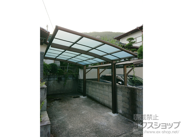 長崎県長崎市ののカーポート レイナポートグラン　積雪〜20cm対応 施工例