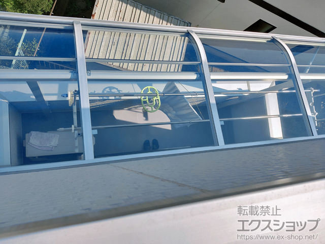 埼玉県所沢市ののバルコニー・ベランダ屋根 スピーネ R型 屋根タイプ 単体 積雪〜20cm対応 施工例