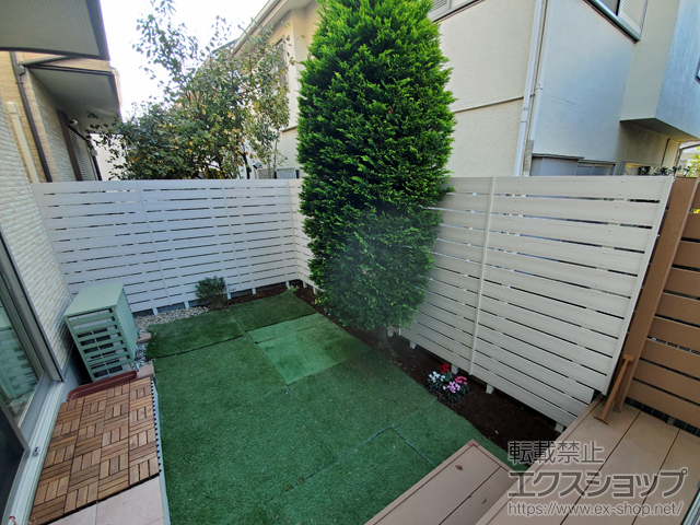 東京都西東京市ののフェンス・柵 マイティユニットフェンス 高尺タイプ 13段 施工例