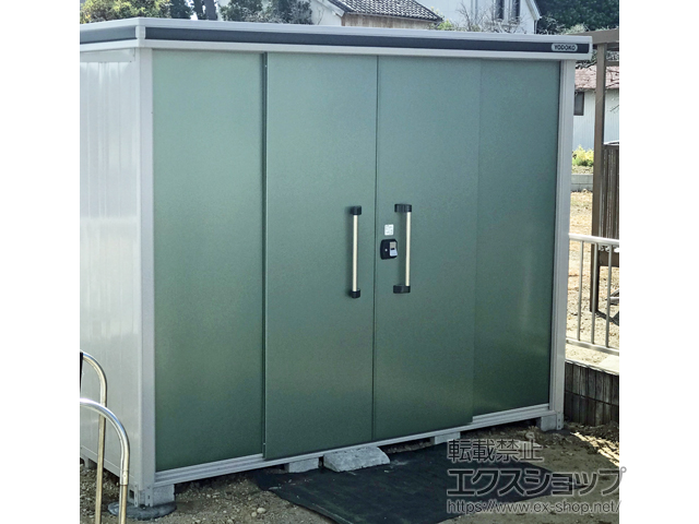 静岡県浜松市のの物置・屋外倉庫 エルモ 一般型 2920×2220×2117 LMD-2922-EG 施工例