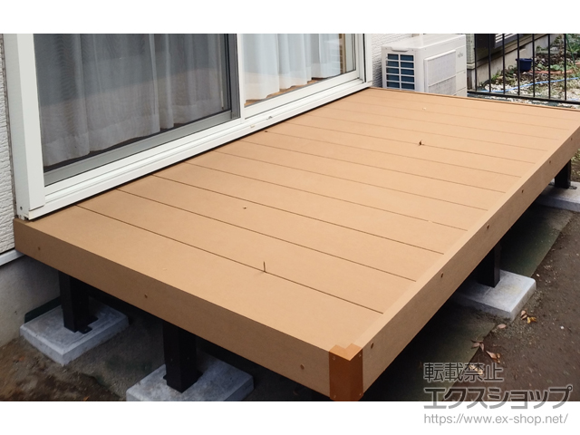 東京都小平市ののウッドデッキ マージウッドデッキ 施工例
