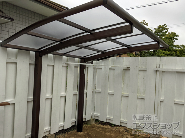 岡山県瀬戸内市ののサイクルポート・駐輪場 レイナポートグランミニ 積雪〜20cm対応 施工例