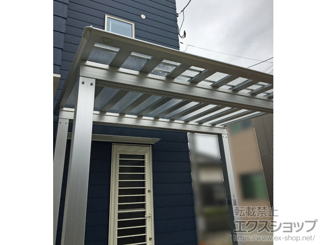 新潟県長岡市ののサイクルポート・駐輪場 スカイリードZ ミニタイプ 積雪〜150cm対応 施工例