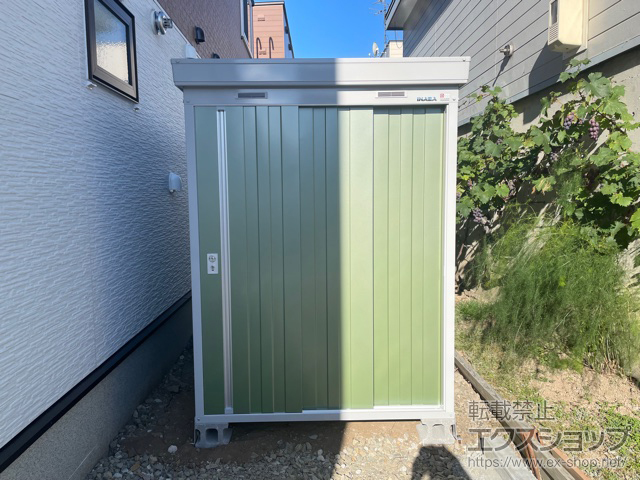 北海道札幌市のの物置・屋外倉庫 ネクスタ 一般型 1530×2630×2075（NXN-41CS） NXN-41CS-OG 施工例