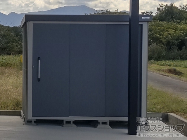 滋賀県東近江市のの物置・屋外倉庫 エスケーエイト SK8-100 一般型 2200×1600×1940 SK8-100-GK 施工例