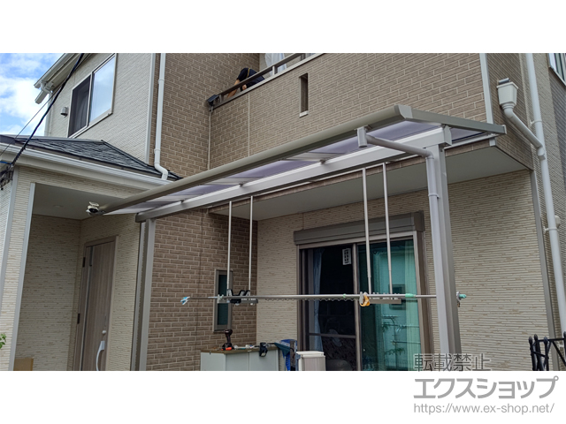 愛知県刈谷市ののテラス屋根 ソラリア F型 テラスタイプ 単体 積雪〜20cm対応 施工例