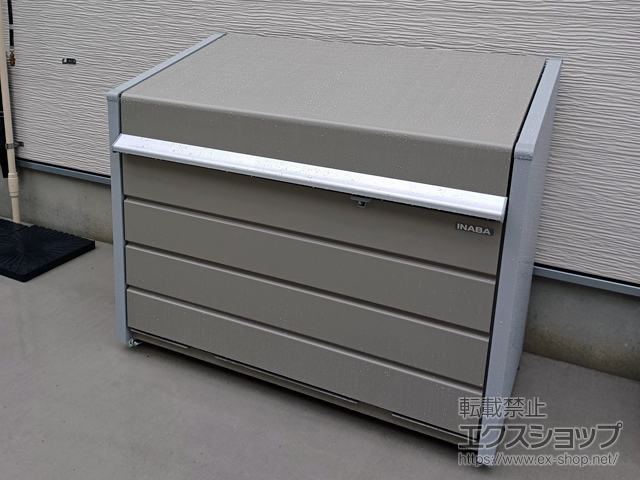 埼玉県加須市ののゴミステーション ダストボックスミニ メッシュ床タイプ DBN-126M 500L 施工例