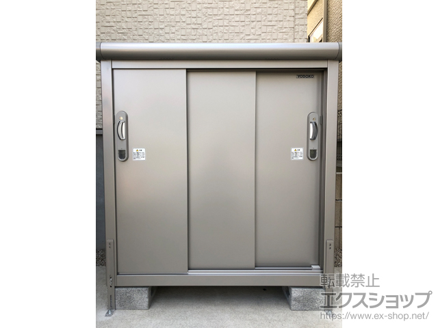 埼玉県越谷市のの物置・屋外倉庫 エスモ 一般型 1050×650×1101 ESE-1006Y-SS 施工例