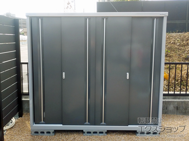 山口県山口市のの物置・屋外倉庫 シンプリー 一般型 2160×905×1903（MJX-219E） MJX-219E-PG 施工例