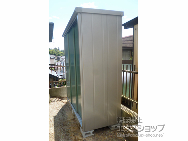 滋賀県大津市のの物置・屋外倉庫 エスモ 一般型 1797×750×1959（ESE-1807A） ESE-1807A-EG 施工例