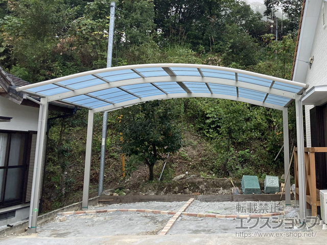 宮崎県東臼杵郡美郷町ののカーポート レイナツインポートグラン　積雪〜20cm対応 施工例