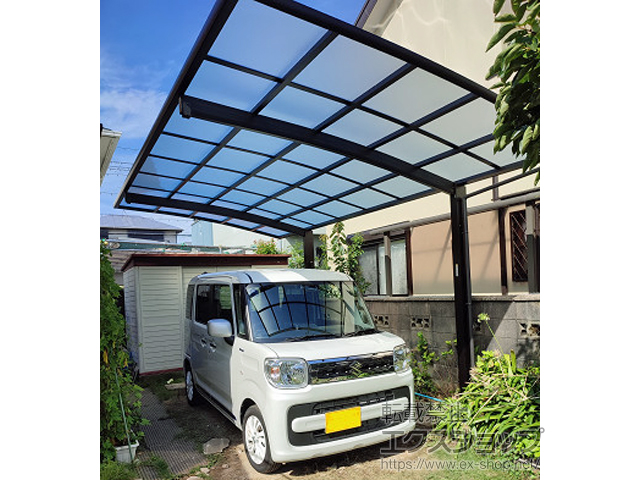 大阪府高槻市ののカーポート レイナポートグラン　積雪〜20cm対応 施工例