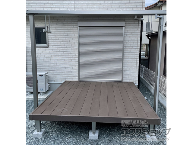 静岡県浜松市ののウッドデッキ リウッドデッキ 200 施工例