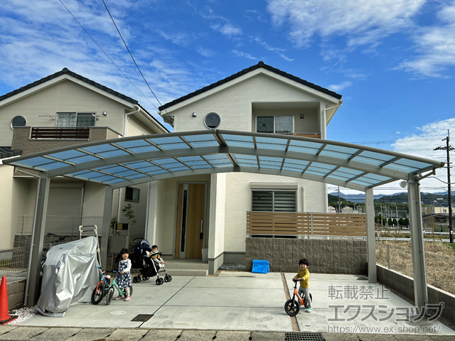 京都府京都市ののカーポート レイナトリプルポートグラン　積雪〜20cm対応 施工例