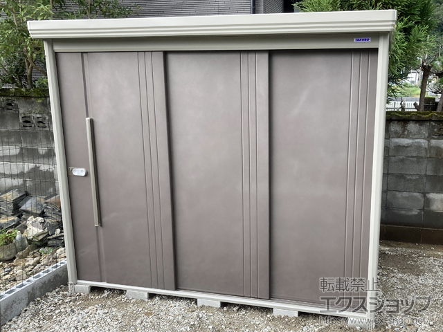 兵庫県西脇市のの物置・屋外倉庫 Mr.ストックマンダンディ 一般型 2532×1590×2110 ND-2515-B 施工例