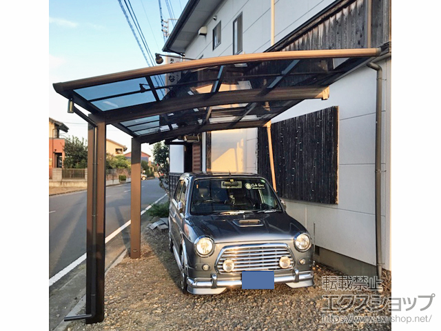 群馬県前橋市ののカーポート プレシオスポート 積雪〜20cm対応 施工例