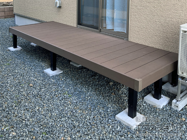 岩手県紫波郡矢巾町ののウッドデッキ マージウッドデッキ 施工例