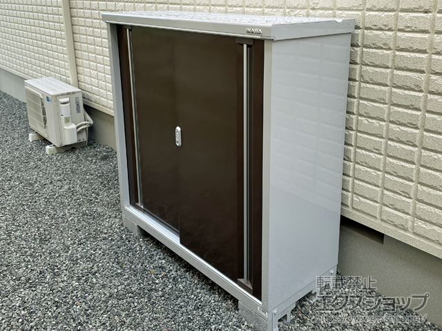 静岡県静岡市のの物置・屋外倉庫 シンプリー 一般型 1320×515×1303 MJX-135C-TB 施工例