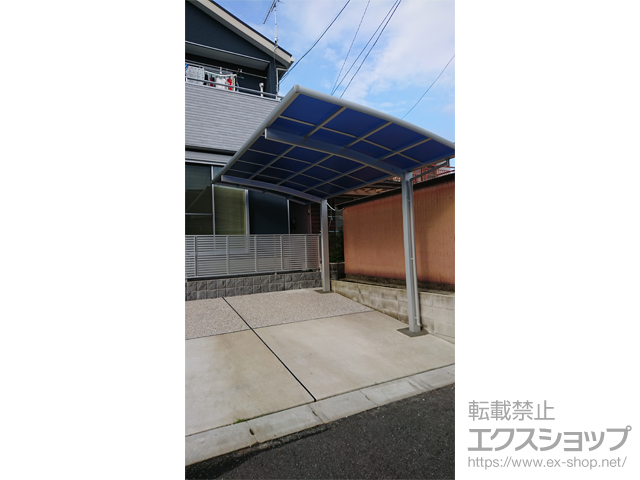 長崎県諫早市ののカーポート レイナポートグラン　積雪〜20cm対応 施工例