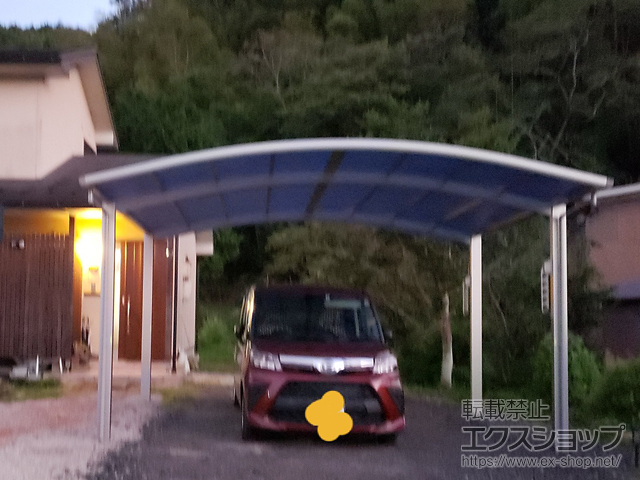 島根県雲南市ののカーポート レイナツインポートグラン　積雪〜20cm対応 施工例