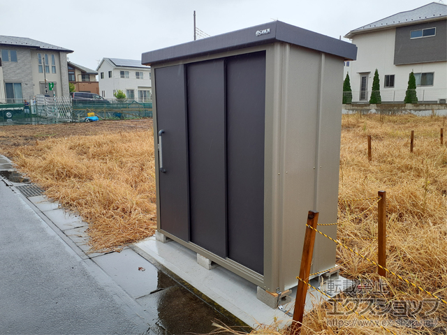 茨城県ひたちなか市のの物置・屋外倉庫 エスケーエイト SK8-50 一般型 1800×800×1940 SK8-50-GK 施工例