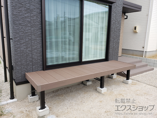 愛知県豊田市ののウッドデッキ リウッドデッキ 200 施工例