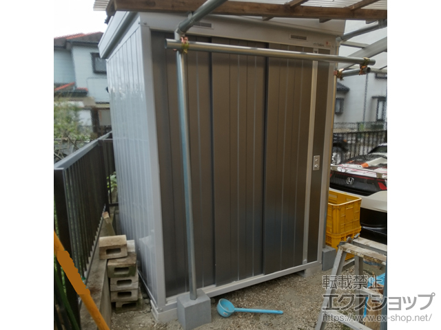 埼玉県入間郡越生町のの物置・屋外倉庫 ネクスタ 一般型 1530×1370×2075（NXN-20S） NXN-20S-PG 施工例