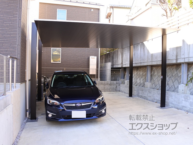 神奈川県中郡二宮町ののカーポート カーポートSCワイド 積雪〜20cm対応 施工例