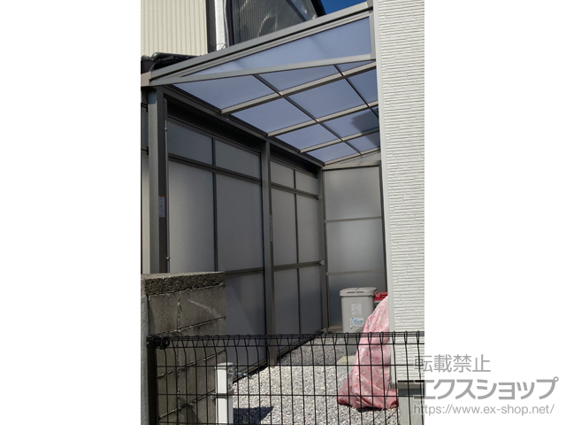 高知県高知市ののストックヤード スピーネストックヤードF型 パネルタイプ 積雪〜20cm対応 施工例