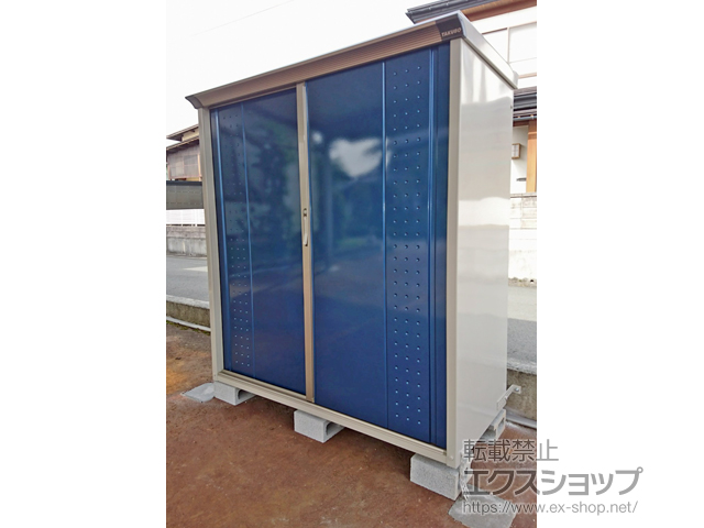 山形県西村山郡河北町のの物置・屋外倉庫 グランプレステージジャンプ 1488×650×1600 GP-156B-T-DB 施工例