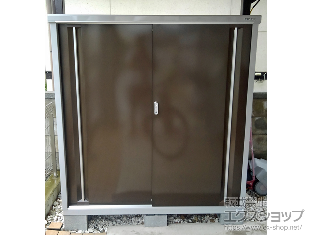 群馬県高崎市のの物置・屋外倉庫 シンプリー 一般型 1520×905×1603 MJX-159D-TB 施工例