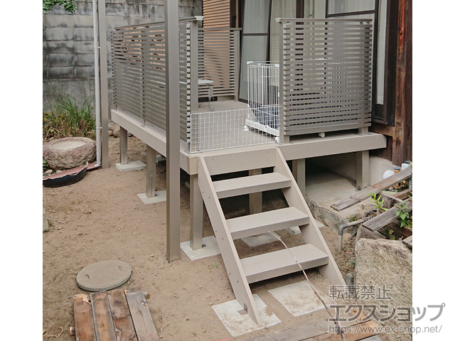 滋賀県大津市ののウッドデッキ リウッドデッキ 200 施工例