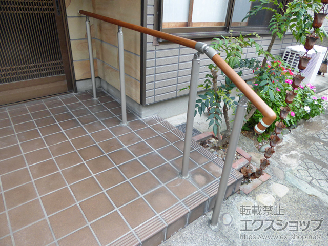 静岡県沼津市のの手すり パルトナーUDフェンス1型（手すり）自立タイプ 笠木のみタイプ 施工例