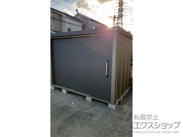 神奈川県伊勢原市のの物置・屋外倉庫 エスケーエイト SK8-130 一般型 2600×1600×1940 SK8-130-GK 施工例
