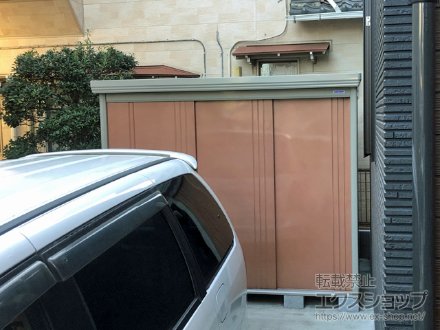 千葉県松戸市のの物置・屋外倉庫 Mr.ストックマンダンディ 一般型 2532×1738×2110 ND-2517-T 施工例