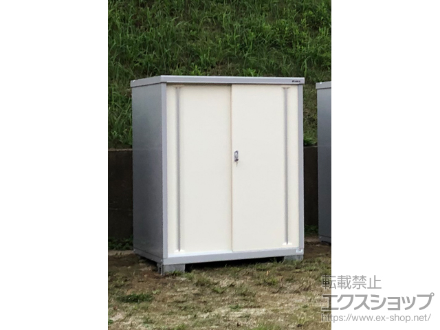 茨城県取手市のの物置・屋外倉庫 シンプリー 一般型 1320×905×1603 MJX-139D-P-FW 施工例