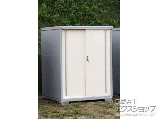 茨城県取手市のの物置・屋外倉庫 シンプリー 一般型 1320×905×1603 MJX-139D-P-FW 施工例