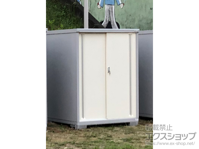 茨城県取手市のの物置・屋外倉庫 シンプリー 一般型 1320×905×1603 MJX-139D-P-FW 施工例