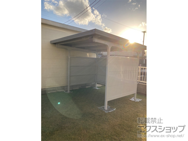 福井県勝山市ののサイクルポート・駐輪場 イナバ自転車置場 BFタイプ 独立タイプ 豪雪地型（BF-24S） 施工例