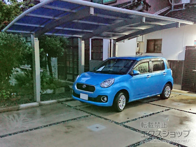 鳥取県東伯郡琴浦町ののカーポート レイナポートグラン50 積雪〜50cm対応 施工例