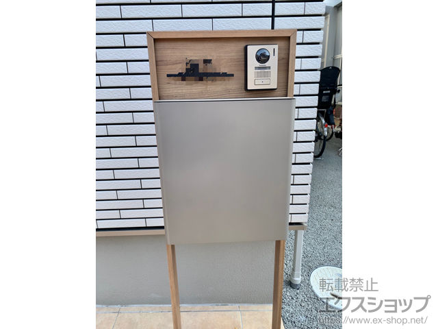 神奈川県茅ヶ崎市のの機能門柱・ポスト 機能門柱FS 施工例