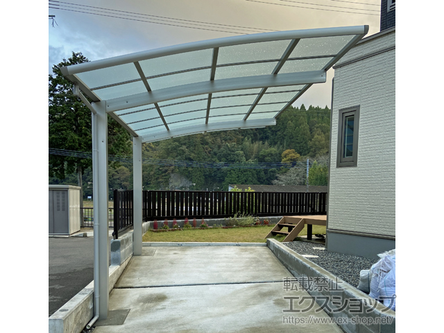 大分県竹田市ののカーポート レイナポートグラン　積雪〜20cm対応 施工例