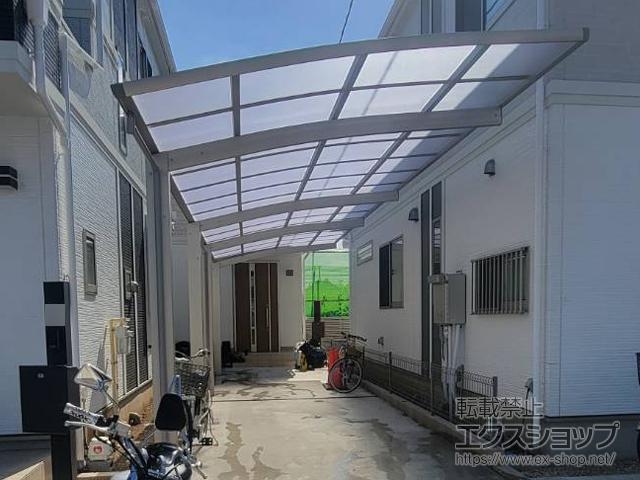 千葉県市川市ののカーポート レイナポートグラン 縦連棟　積雪〜20cm対応 施工例