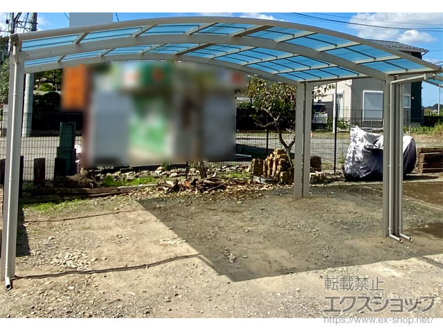 栃木県小山市ののカーポート レイナツインポートグラン　積雪〜20cm対応 施工例