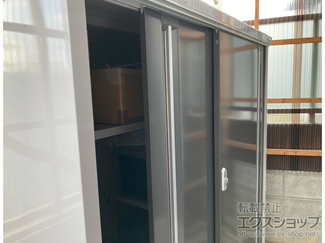 京都府宇治市のの物置・屋外倉庫 シンプリー 一般型 1520×755×1603 MJX-157D-PG 施工例