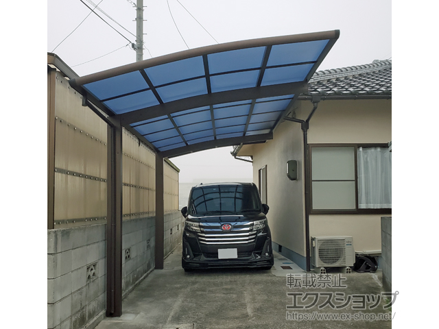 広島県安芸高田市ののカーポート レイナポートグラン　積雪〜20cm対応 施工例