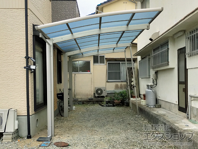 兵庫県相生市ののカーポート レイナポートグラン 延長　積雪〜20cm対応 施工例